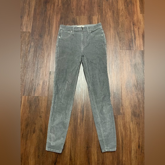 Madewell 10” High Rise Skinny Corduroy Pants - Picture 2 of 8